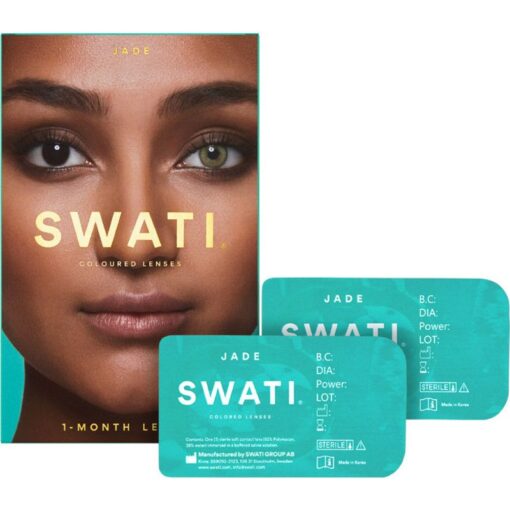 shop SWATI Cosmetics 1 Month Lenses - Jade af SWATI Cosmetics - online shopping tilbud rabat hos shoppetur.dk