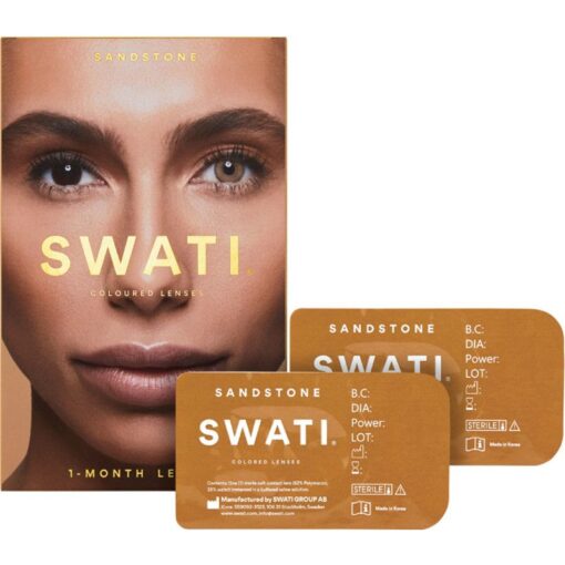 shop SWATI Cosmetics 1 Month Lenses - Sandstone af SWATI Cosmetics - online shopping tilbud rabat hos shoppetur.dk