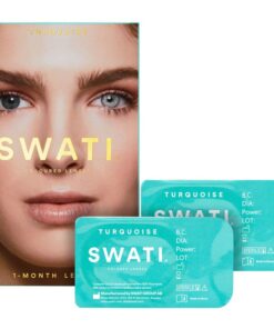 shop SWATI Cosmetics 1 Month Lenses - Turquoise af SWATI Cosmetics - online shopping tilbud rabat hos shoppetur.dk