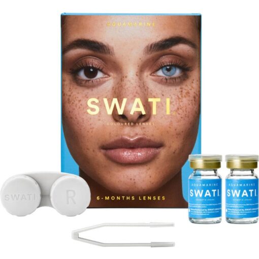 shop SWATI Cosmetics 6 Months Lenses - Aquamarine af SWATI Cosmetics - online shopping tilbud rabat hos shoppetur.dk