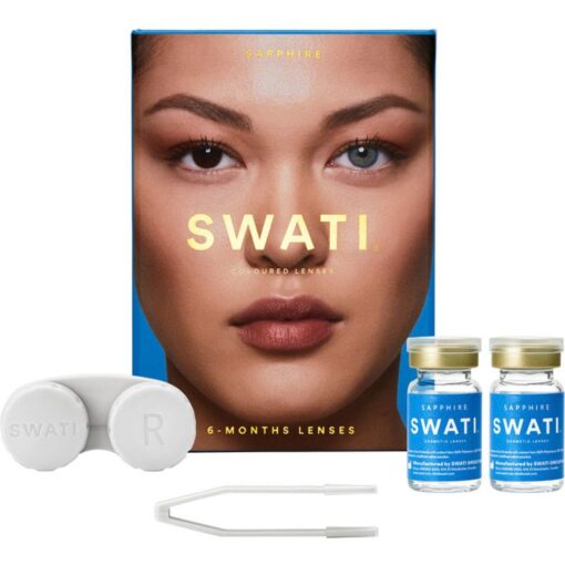 shop SWATI Cosmetics 6 Months Lenses - Sapphire af SWATI Cosmetics - online shopping tilbud rabat hos shoppetur.dk