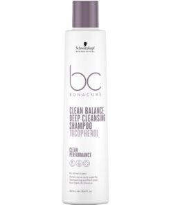 shop Schwarzkopf BC Clean Balance Deep Cleansing Shampoo 250 ml af Schwarzkopf - online shopping tilbud rabat hos shoppetur.dk