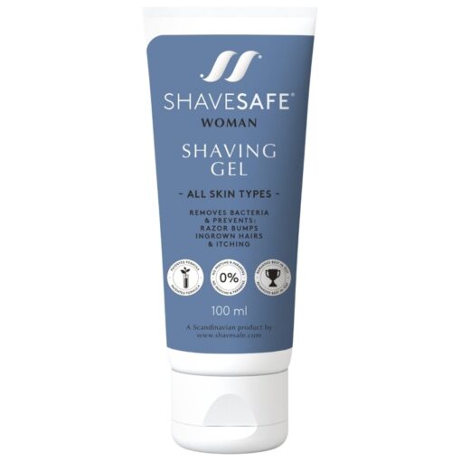 shop ShaveSafe Woman Shaving Gel All Skin Types 100 ml af ShaveSafe - online shopping tilbud rabat hos shoppetur.dk