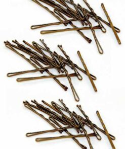 shop Sibel Wavy Hairpins Brown 50 mm - 3 x 15 stk af Sibel - online shopping tilbud rabat hos shoppetur.dk