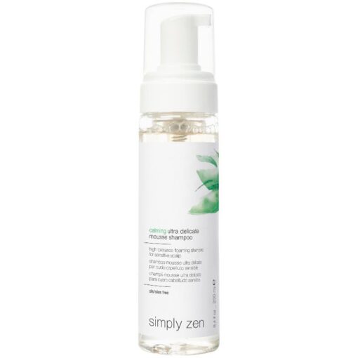 shop Simply Zen Calming Ultra Delicate Mousse Shampoo 200 ml (U) af Simply Zen - online shopping tilbud rabat hos shoppetur.dk