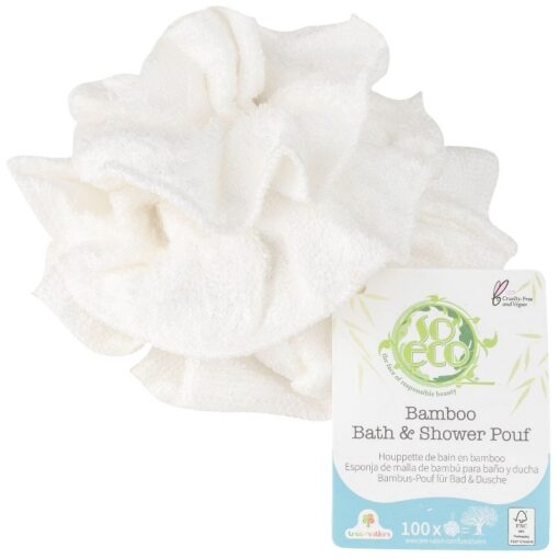 shop So Eco Bamboo Bath & Shower Pouf af So Eco - online shopping tilbud rabat hos shoppetur.dk