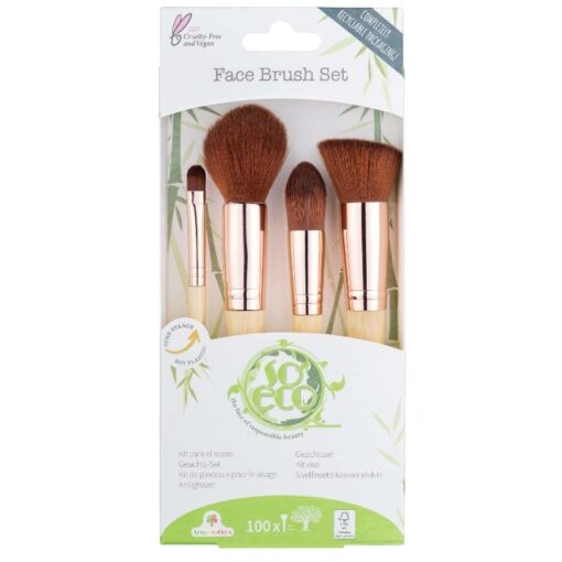 shop So Eco Face Brush Set af So Eco - online shopping tilbud rabat hos shoppetur.dk