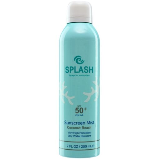 shop Splash Coconut Beach Sunscreen Mist SPF 50+ - 200 ml af Splash - online shopping tilbud rabat hos shoppetur.dk