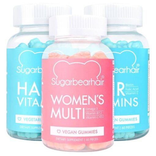 shop Sugarbearhair Hair Vitamins/Women's Multi Vitamins 3 x 60 Pieces af Sugarbearhair - online shopping tilbud rabat hos shoppetur.dk