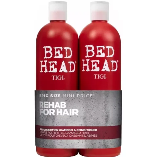 shop TIGI Bed Head Resurrection Duo 2x750 ml (u. pumpe) af TIGI - online shopping tilbud rabat hos shoppetur.dk