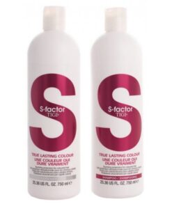 shop TIGI S-Factor True Lasting Color Duo 2x750 ml (u. pumpe) af TIGI - online shopping tilbud rabat hos shoppetur.dk