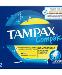 shop Tampax Compak Tampons 22 Pieces - Regular af Tampax - online shopping tilbud rabat hos shoppetur.dk