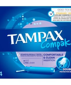 shop Tampax Compak Tampons 24 Pieces - Lite af Tampax - online shopping tilbud rabat hos shoppetur.dk