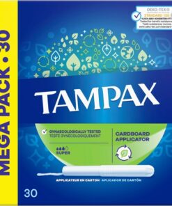 shop Tampax Tampons 30 Pieces - Super af Tampax - online shopping tilbud rabat hos shoppetur.dk