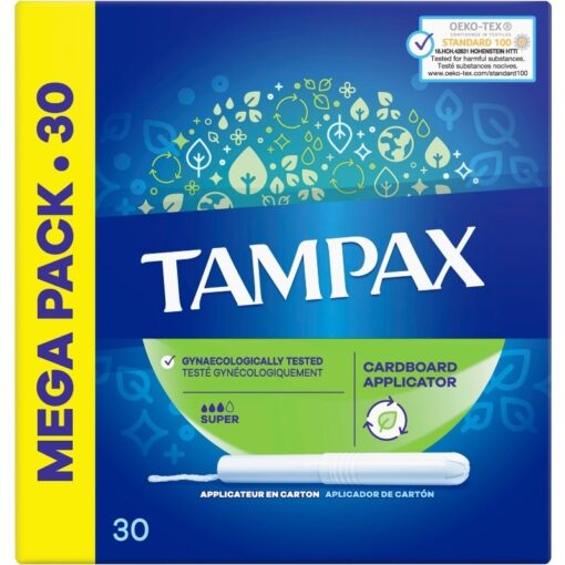 shop Tampax Tampons 30 Pieces - Super af Tampax - online shopping tilbud rabat hos shoppetur.dk