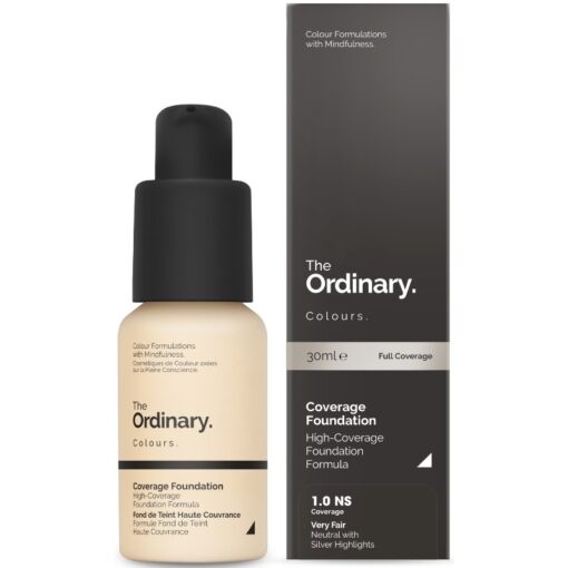 shop The Ordinary Coverage Foundation 30 ml - 1.0 NS Very Fair Neutral Silver af The Ordinary - online shopping tilbud rabat hos shoppetur.dk