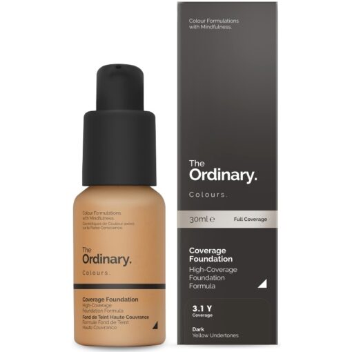 shop The Ordinary Coverage Foundation 30 ml - 3.1 Y Dark Yellow af The Ordinary - online shopping tilbud rabat hos shoppetur.dk