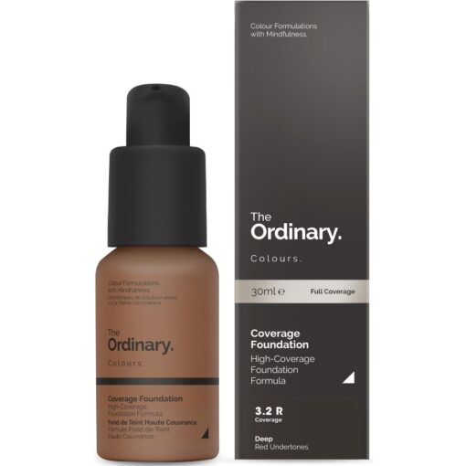 shop The Ordinary Coverage Foundation 30 ml - 3.2 R Deep Red af The Ordinary - online shopping tilbud rabat hos shoppetur.dk