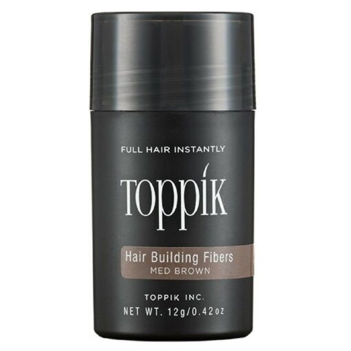 shop Toppik Hair Building Fibers 12 gr. - Medium Brown af Toppik - online shopping tilbud rabat hos shoppetur.dk