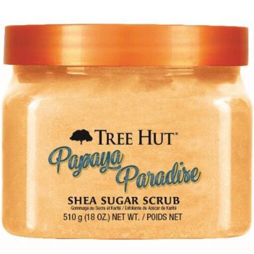 shop Tree Hut Shea Sugar Scrub Papaya Paradise 510 gr. af Tree Hut - online shopping tilbud rabat hos shoppetur.dk