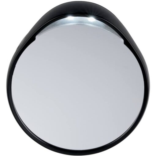 shop Tweezerman Tweezemate 10x Lighted Mirror - Black af Tweezerman - online shopping tilbud rabat hos shoppetur.dk