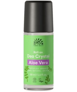 shop Urtekram Aloe Vera Roll-On Deo Crystal 50 ml af Urtekram - online shopping tilbud rabat hos shoppetur.dk