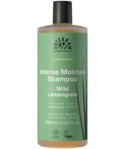 shop Urtekram Blown Away Intense Moisture Shampoo Wild Lemongrass 500 ml af Urtekram - online shopping tilbud rabat hos shoppetur.dk