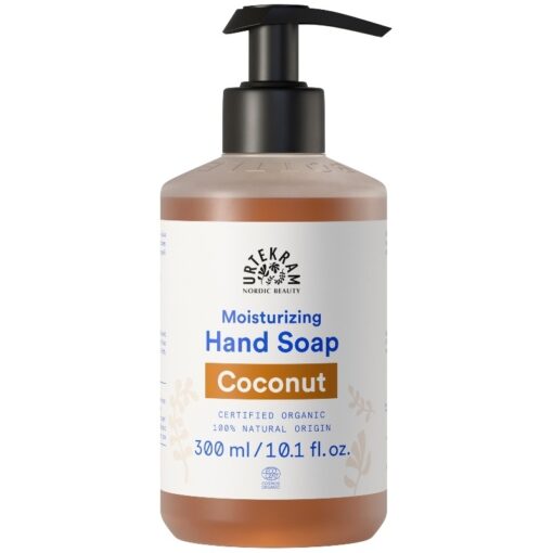 shop Urtekram Coconut Hand Soap Moisturizing 300 ml af Urtekram - online shopping tilbud rabat hos shoppetur.dk