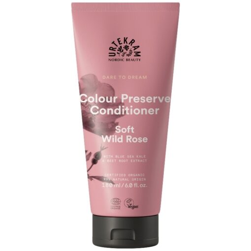 shop Urtekram Dare To Dream Color Preserve Conditioner Soft Wild Rose 180 ml af Urtekram - online shopping tilbud rabat hos shoppetur.dk