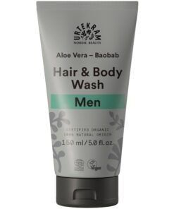 shop Urtekram Men Hair & Body Wash Aloe Vera - Baobab 150 ml af Urtekram - online shopping tilbud rabat hos shoppetur.dk