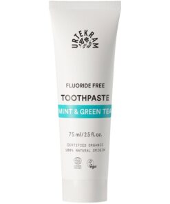 shop Urtekram Mint & Green Tea Toothpaste 75 ml af Urtekram - online shopping tilbud rabat hos shoppetur.dk