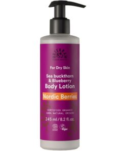 shop Urtekram Nordic Berries Body Lotion Sea Buckthorn & Blueberry 245 ml af Urtekram - online shopping tilbud rabat hos shoppetur.dk