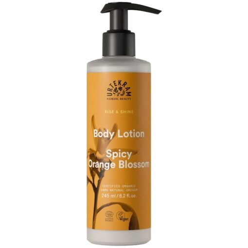 shop Urtekram Rise & Shine Body Lotion Spicy Orange Blossom 245 ml af Urtekram - online shopping tilbud rabat hos shoppetur.dk