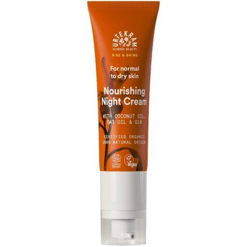 shop Urtekram Rise & Shine Nourishing Night Cream Normal to Dry Skin 50 ml af Urtekram - online shopping tilbud rabat hos shoppetur.dk