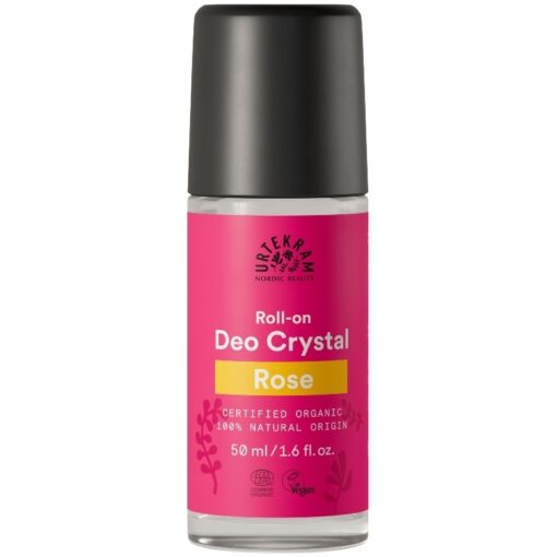 shop Urtekram Rose Roll-On Deo Crystal 50 ml af Urtekram - online shopping tilbud rabat hos shoppetur.dk