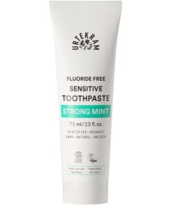 shop Urtekram Sensitive Toothpaste Strong Mint 75 ml af Urtekram - online shopping tilbud rabat hos shoppetur.dk