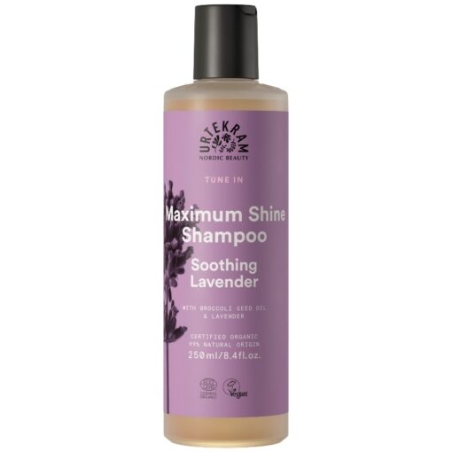 shop Urtekram Tune In Maximum Shine Shampoo Soothing Lavender 250 ml af Urtekram - online shopping tilbud rabat hos shoppetur.dk