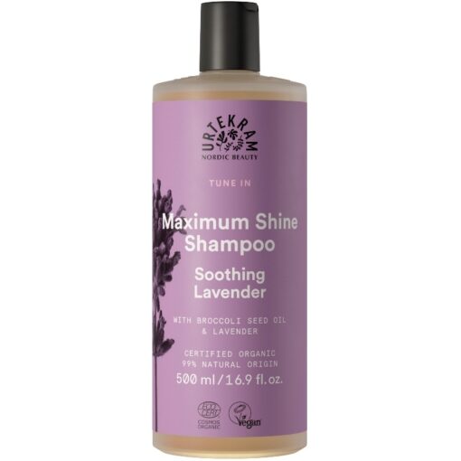 shop Urtekram Tune In Maximum Shine Shampoo Soothing Lavender 500 ml af Urtekram - online shopping tilbud rabat hos shoppetur.dk