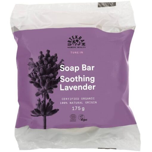 shop Urtekram Tune In Soap Bar Soothing Lavender 175 gr. af Urtekram - online shopping tilbud rabat hos shoppetur.dk