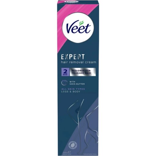 shop Veet Expert Hair Removal Cream Legs & Body All Skin Types 200 ml af Veet - online shopping tilbud rabat hos shoppetur.dk