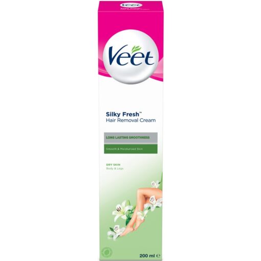 shop Veet Silky Fresh Hair Removal Cream 200 ml - Dry Skin af Veet - online shopping tilbud rabat hos shoppetur.dk