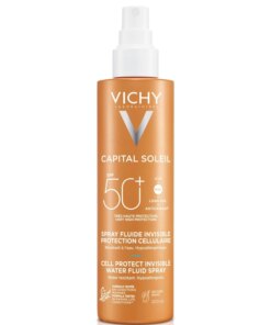 shop Vichy Capital Soleil Cell Protect Invisible Water Fluid Spray SPF 50+ - 200 ml af Vichy - online shopping tilbud rabat hos shoppetur.dk