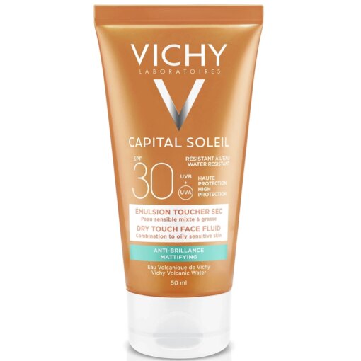 shop Vichy Capital Soleil Mattifying Dry Touch Face Fluid SPF 30 - 50 ml af Vichy - online shopping tilbud rabat hos shoppetur.dk