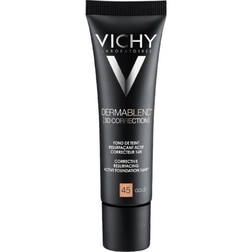 shop Vichy Dermablend 3D Fluid Corrective Foundation 30 ml - 45 Gold af Vichy - online shopping tilbud rabat hos shoppetur.dk