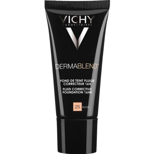 shop Vichy Dermablend Fluid Foundation 16H SPF 28 - 30 ml - 25 Nude af Vichy - online shopping tilbud rabat hos shoppetur.dk