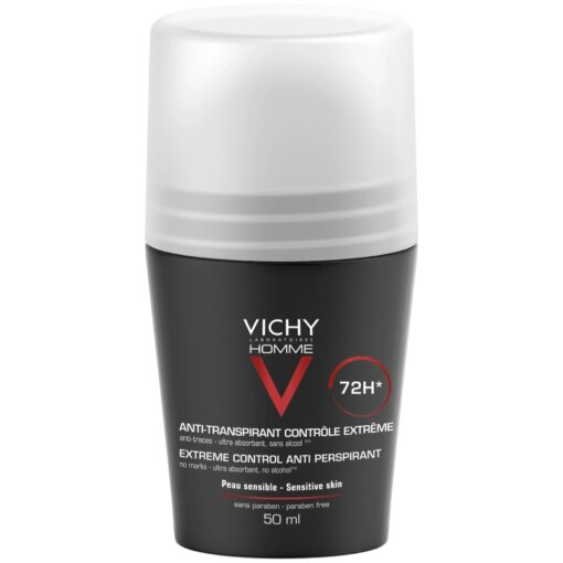 shop Vichy Homme 72H Extreme-Control Anti-Perspirant Roll-On Deodorant 50 ml af Vichy - online shopping tilbud rabat hos shoppetur.dk