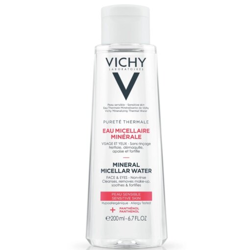 shop Vichy Purete Thermale Mineral Micellar Water Sensitive Skin 200 ml af Vichy - online shopping tilbud rabat hos shoppetur.dk