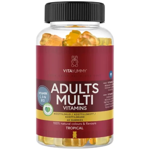 shop VitaYummy Adults Multi Tropical 60 Pieces af VitaYummy - online shopping tilbud rabat hos shoppetur.dk