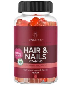 shop VitaYummy Hair & Nails Peach 60 Pieces af VitaYummy - online shopping tilbud rabat hos shoppetur.dk