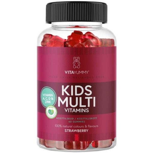 shop VitaYummy Kids Multivitamin 60 Pieces af VitaYummy - online shopping tilbud rabat hos shoppetur.dk